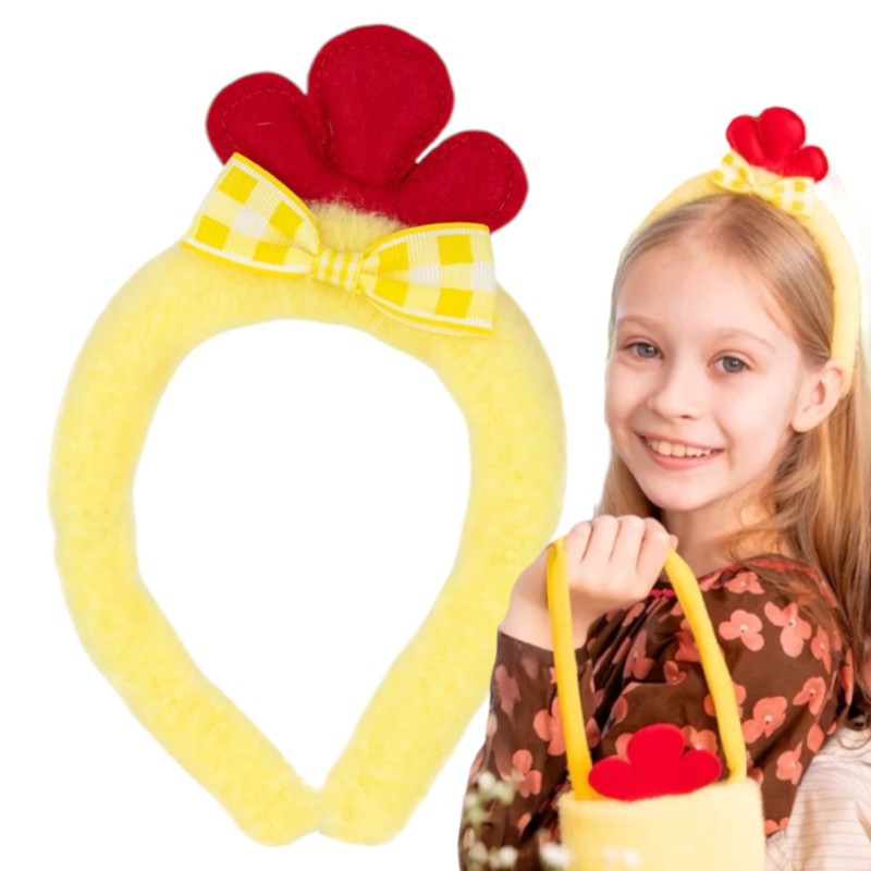 Strój wielkanocny kurczak dla dziewczynki 2 el. spódniczka tutu i opaska