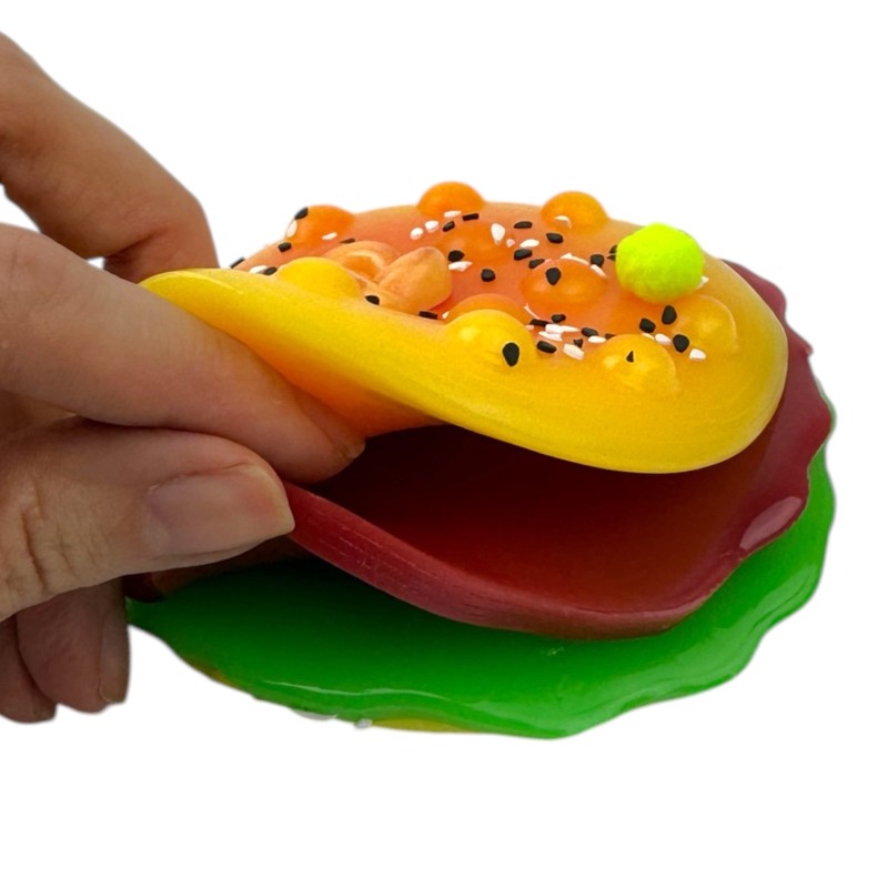 Gniotek Duży Hamburger zabawka sensoryczna IS