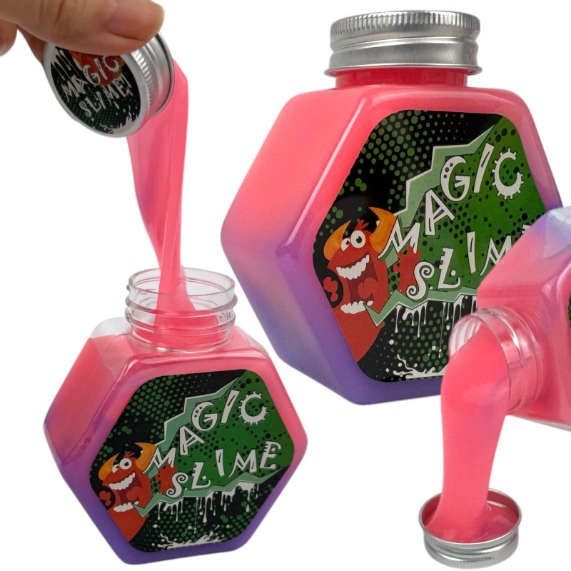 Slime przelewający się lawa Butelka