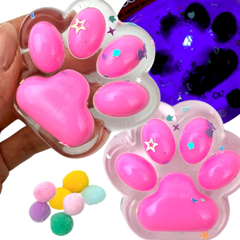 Gniotek Kocia łapka Cat Pow Taba Squishy z LED