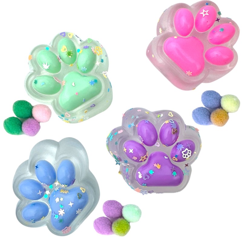 Gniotek Kocia łapka Cat Pow Taba Squishy z LED