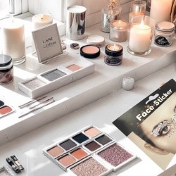 Holograficzne Kryształki Naklejki FaceGem