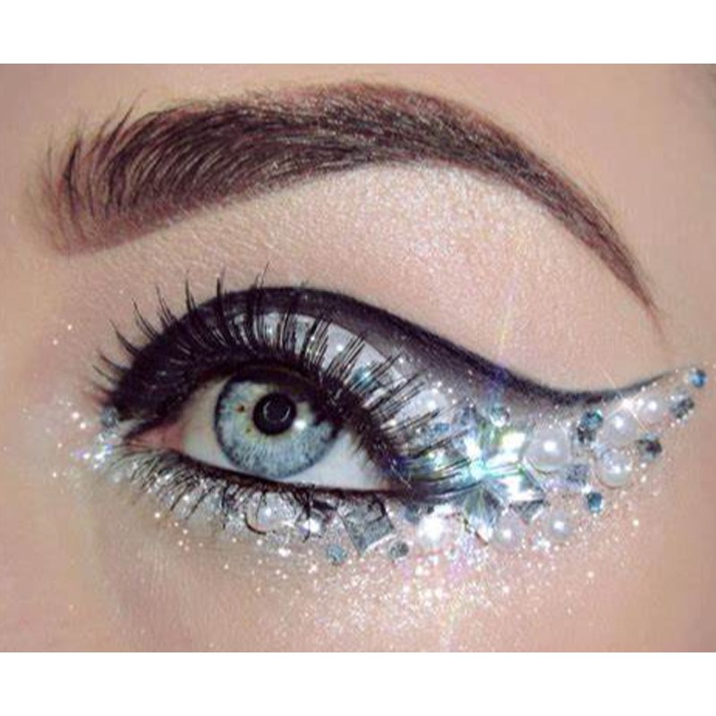 Kryształki diamenciki naklejki na twarz FaceGem