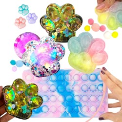 Zestaw Zabawek Gniotków Kocia Łapka Squishy Prezent