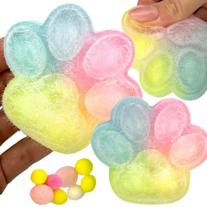 Zestaw Zabawek Gniotków Kocia Łapka Squishy Prezent