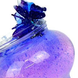 Masa Plastyczna Słoik Slime brokatowy Galaxy z Motylem