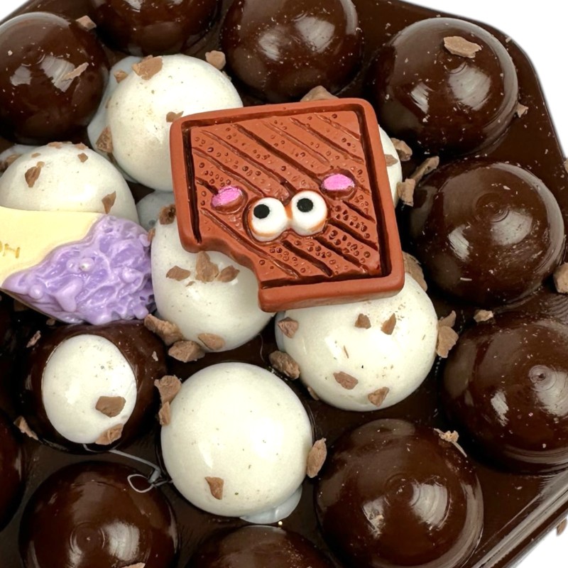 Gniotek Ciastko z kruszonką zabawka sensoryczna