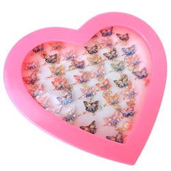 Dziecięce Pierścionki z regulacją z Motylkami Motyl Motylek