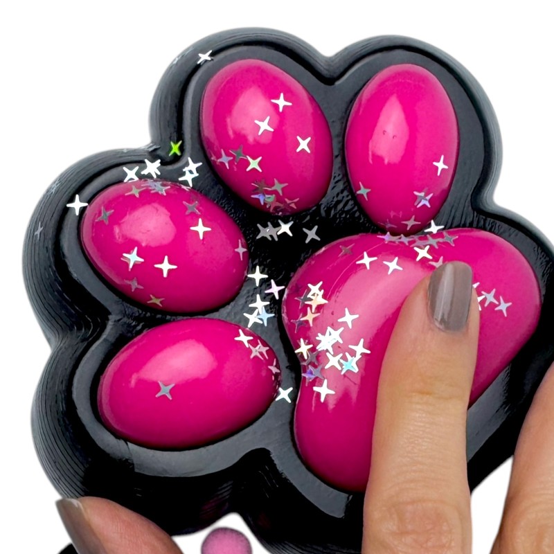 Gniotek Kocia Łapka Jumbo Fioletowa