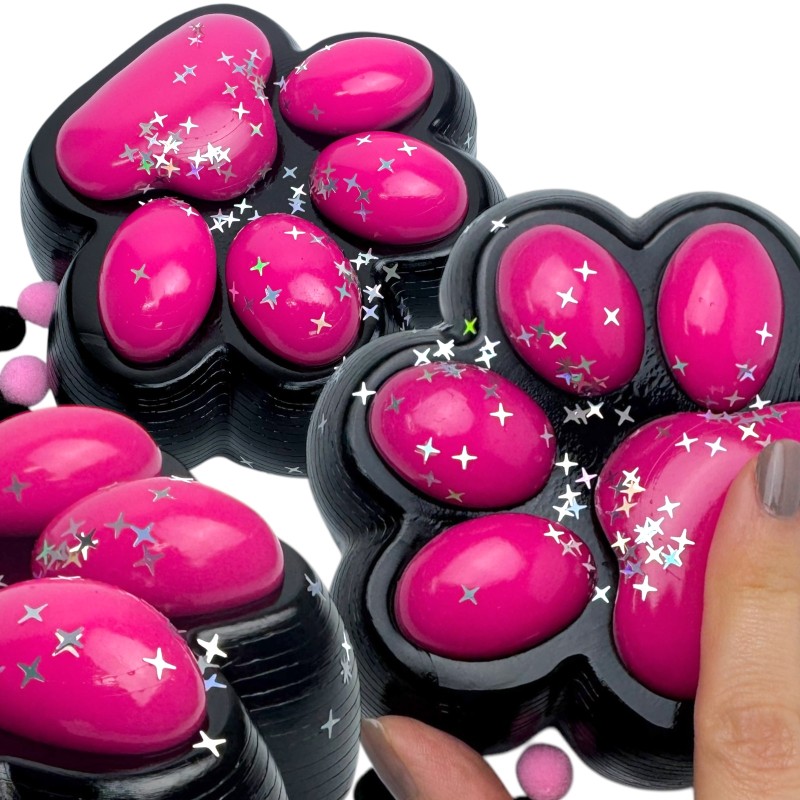 Gniotek Kocia Łapka Jumbo Fioletowa