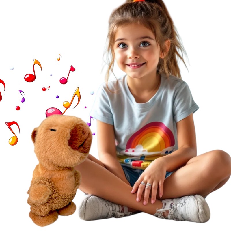 Kapibara interaktywna - Śpiewa, Chodzi i Powtarza Słowa