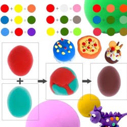 Slime PIANKA Piankolina SuperClay - 24 sztuki