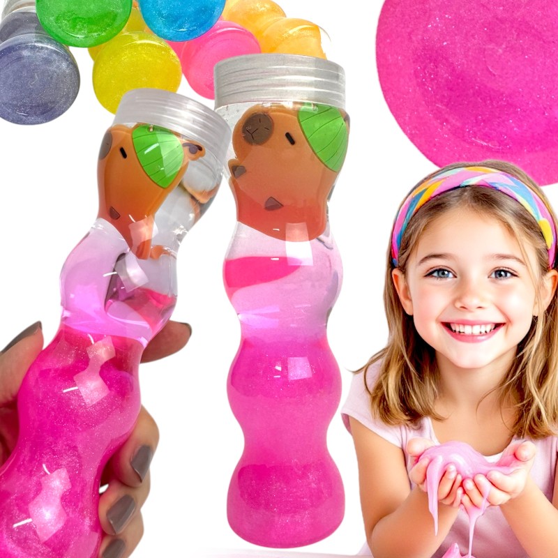 Slime z kapibarą masa sensoryczna Kapibara