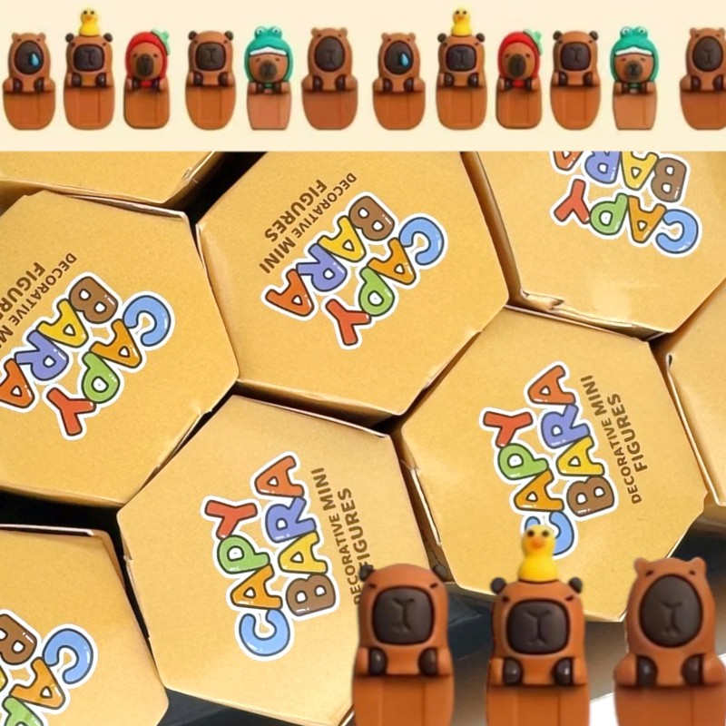 Kapibara figurka laleczka na telefon Harvest Hippers