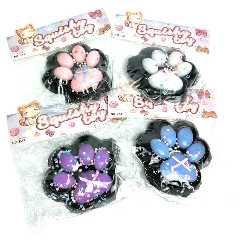 Gniotek Kocia Łapka Jumbo Fioletowa