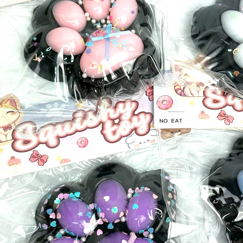 Gniotek Kocia Łapka Jumbo Fioletowa