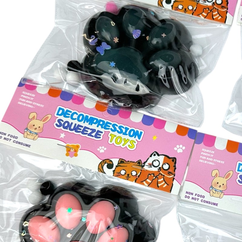 Gniotek Kocia Łapka Jumbo Fioletowa