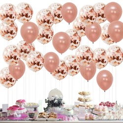 Ekskluzywny zestaw balonów rose gold 15 sztuk