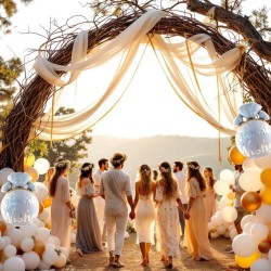 Balon foliowy Pierścionek Best Wishes 59x85 cm