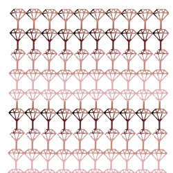 Kurtyna imprezowa diamenty rose gold