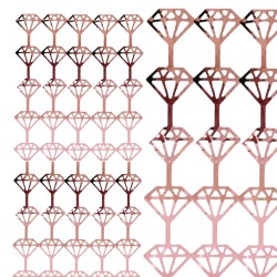 Kurtyna imprezowa diamenty rose gold