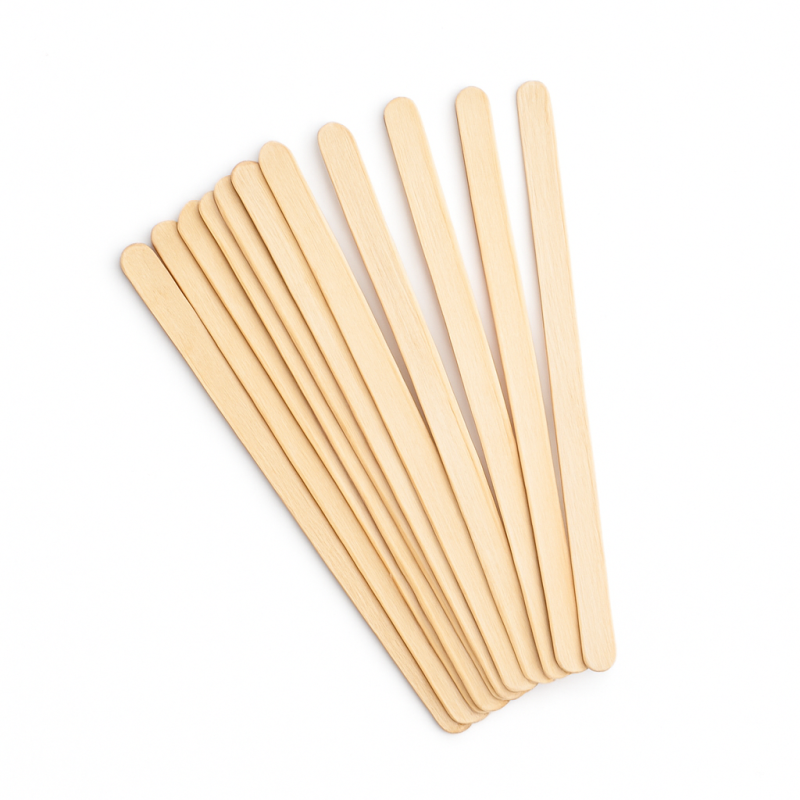 Patyczki drewniane 110×5×1 mm 50 sztuk DIY Dekoracje Lody