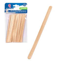 Patyczki Drewniane 140×5×1 mm 50 sztuk DIY Dekoracje Lody