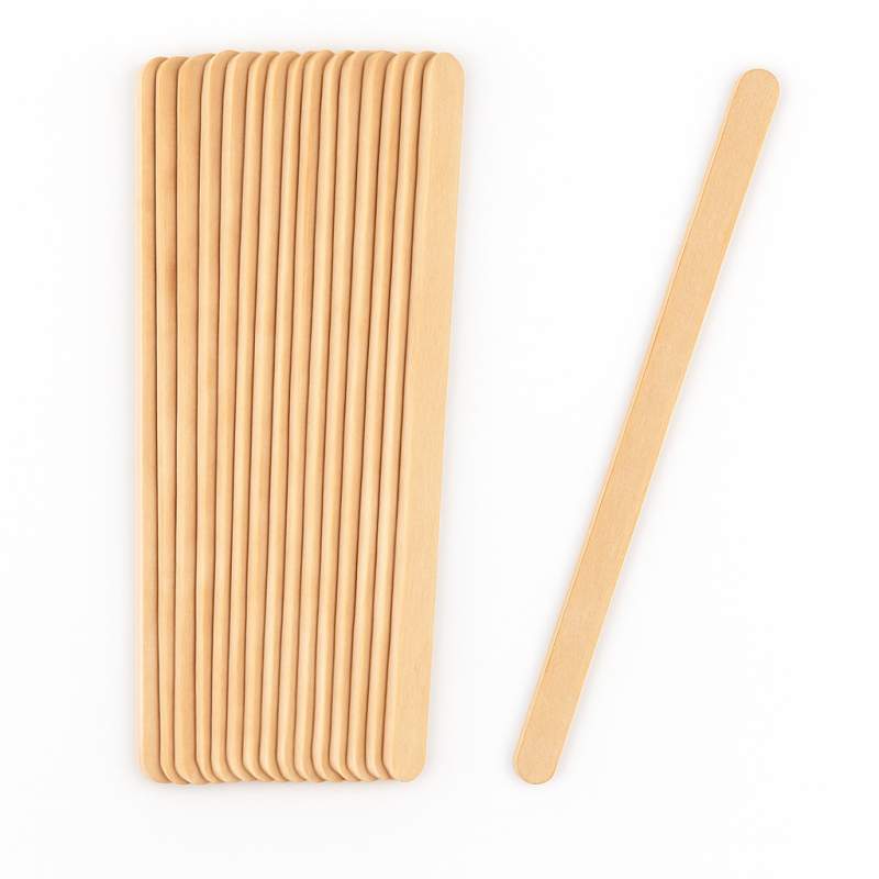 Patyczki Drewniane 140×5×1 mm 50 sztuk DIY Dekoracje Lody