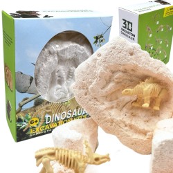 Zestaw Wykopaliska Dinozaur Szkielet 3D z Narzędziami