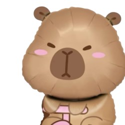 Balon Foliowy kapibara na hulajnodze 65x47