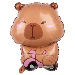 Balon Foliowy kapibara na hulajnodze 65x47