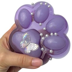 Kocia Łapka LED Jumbo z Motylkiem 12cm