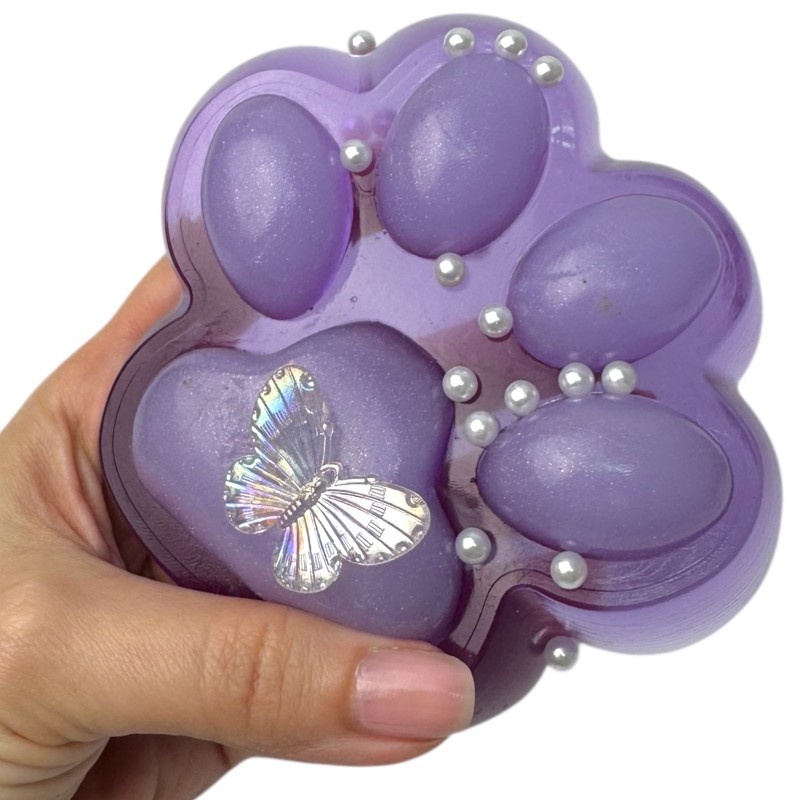 Kocia Łapka LED Jumbo z Motylkiem 12cm