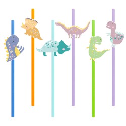 Zestaw słomek z kolorowymi...