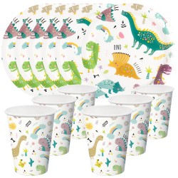 Zestaw Dinozaury Talerzyki...