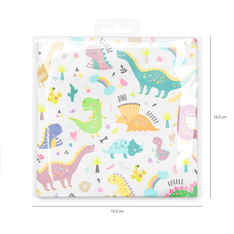 Zestaw Dziecięcy Dinozaury Talerzyki Kubeczki Słomki