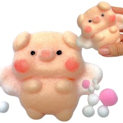 Gniotek Świnka Prosiaczek Sensoryczny Aniołek z włoskami