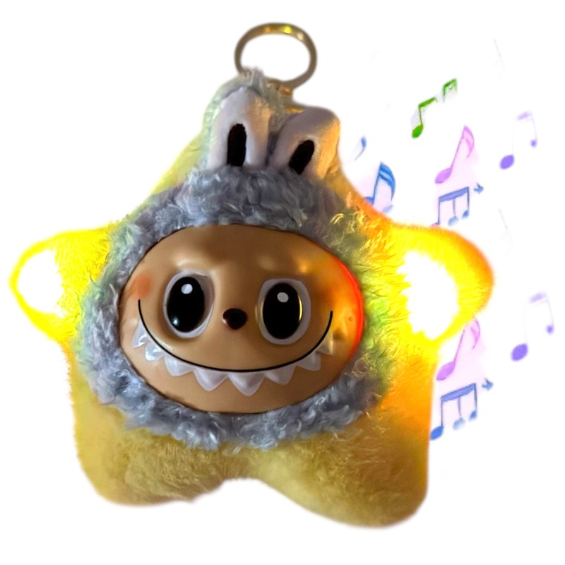 Labubu Maskotka Brelok z Muzyczką Gwiazdka