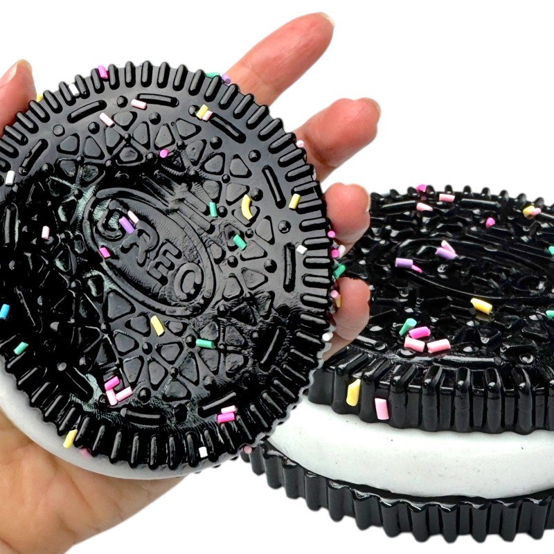 Gniotek taba Oreo Jumbo z posypką 10x10cm 3cm grube