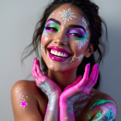 Body art wodne farby do twarzy i ciała 15 kolorów paletka