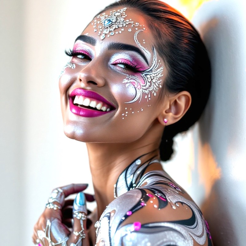 Body art wodne farby do twarzy i ciała 15 kolorów paletka