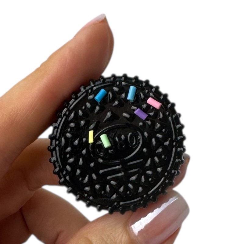 Gniotek Squishy Mini Oreo Zestaw 4 sztuki z kolorową posypką