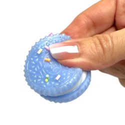 Gniotek Squishy Mini Oreo Zestaw 4 sztuki z kolorową posypką