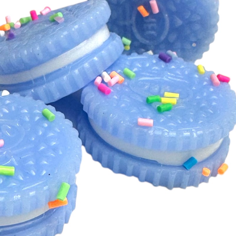 Gniotek Squishy Mini Oreo Zestaw 4 sztuki z kolorową posypką