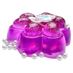 Antystresowy Gniotek Kocia Łapka Brokat z Motylkiem