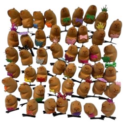 Spinka do włosów z kapibarą i złotą ozdobą