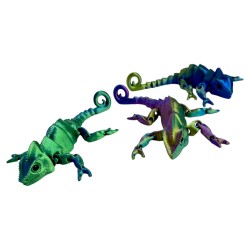 Antystresowy Kameleon 3D figurka drukowana Zabawka Sensoryczna