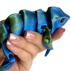Antystresowy Kameleon 3D figurka drukowana Zabawka Sensoryczna