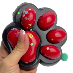 Gniotek Kocia Łapka Jumbo Fioletowa