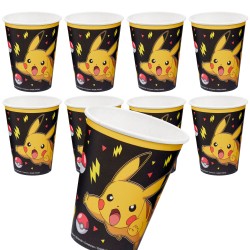 Kubeczki papierowe Pokemon Pikachu 237 ml 8 szt.